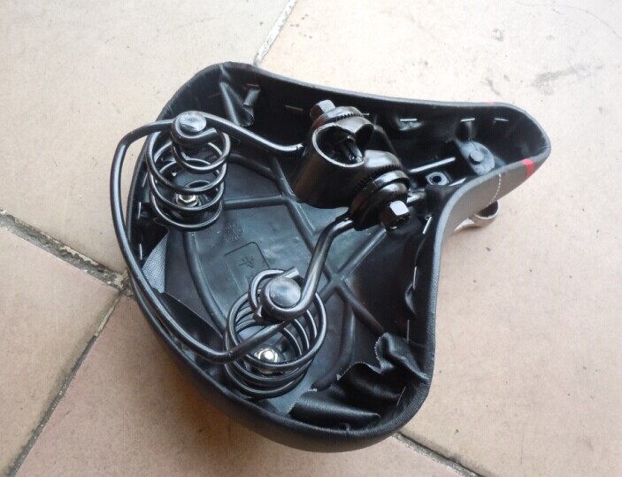 自行车车座包邮配件坐垫自行座子折叠弹簧鞍座坐垫