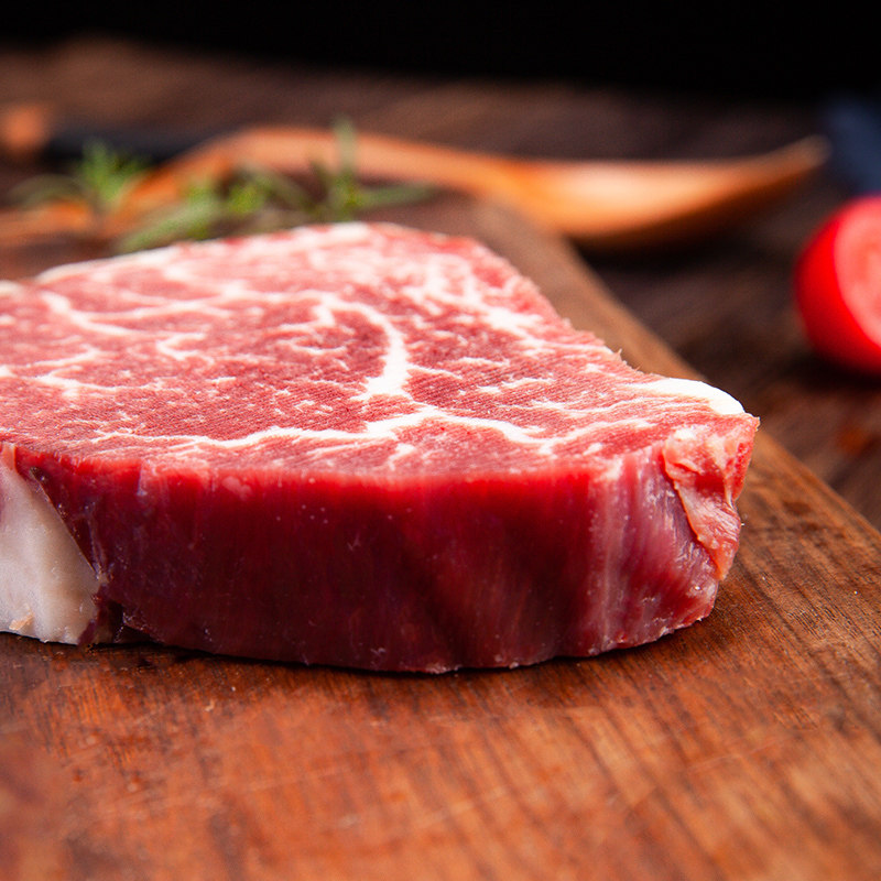 tajima进口和牛菲力m5级谷伺420天原切雪花新鲜冷冻生牛肉200g