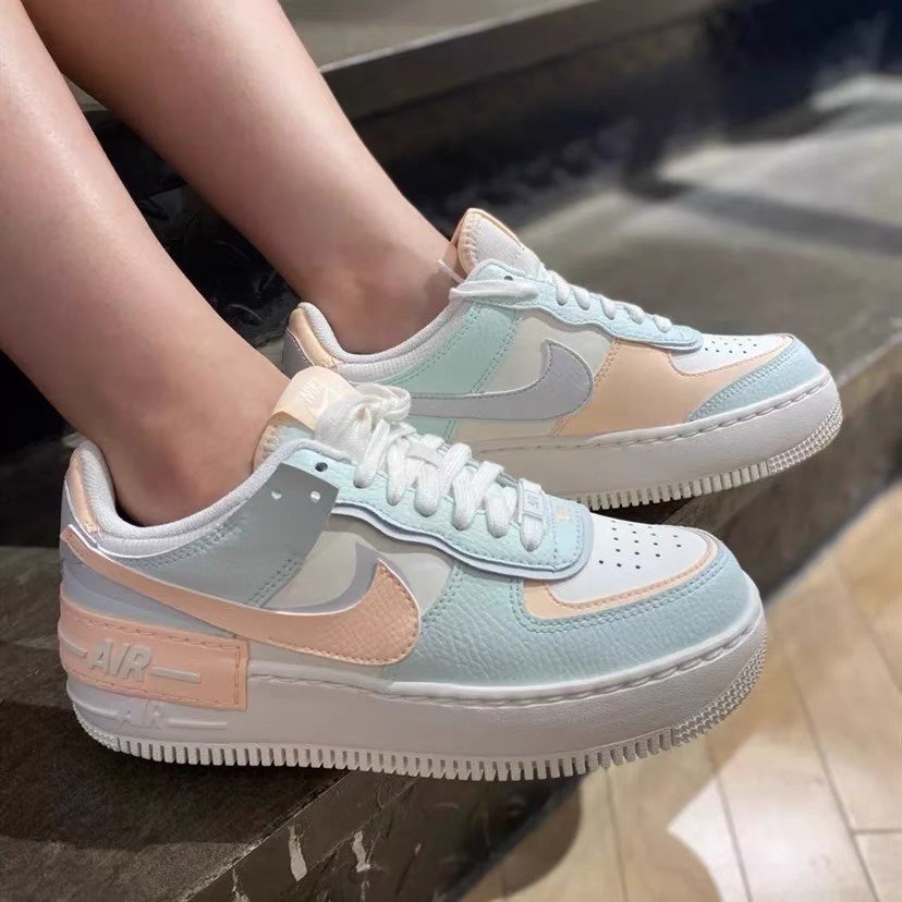 耐克nikeairforce1af1白粉马卡龙空军女子板鞋运动休闲鞋