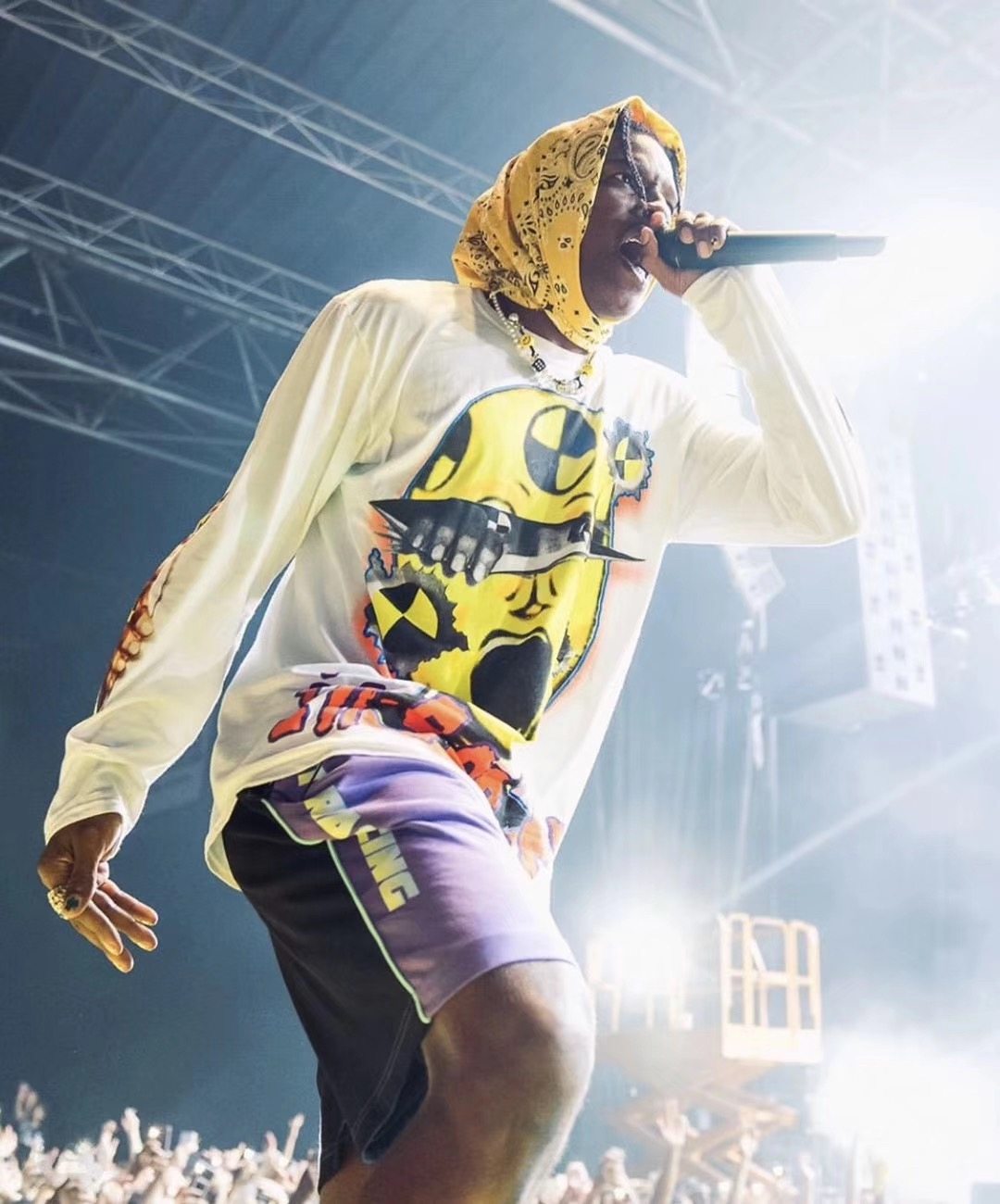 现货evae骷髅蝴蝶珍珠骰子笑脸项链asaprocky项链