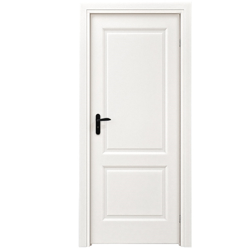 烤漆实木简约北欧平板造型木色灰色室内门