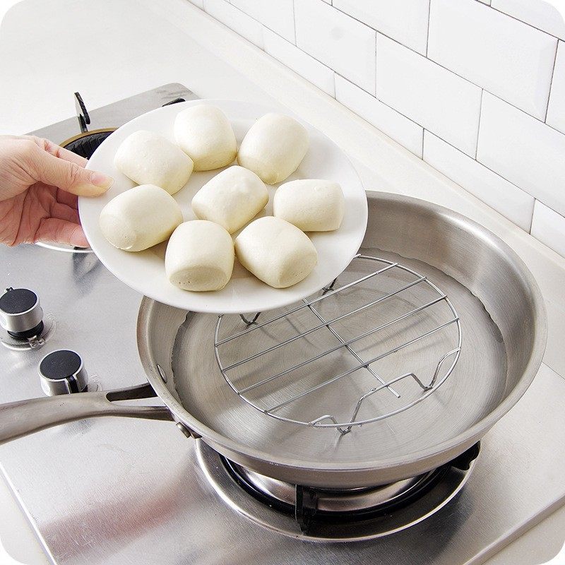 蒸架蒸菜架隔热架高脚蒸饭架蒸笼架蒸蛋架子蒸屉锅里隔水架不锈钢