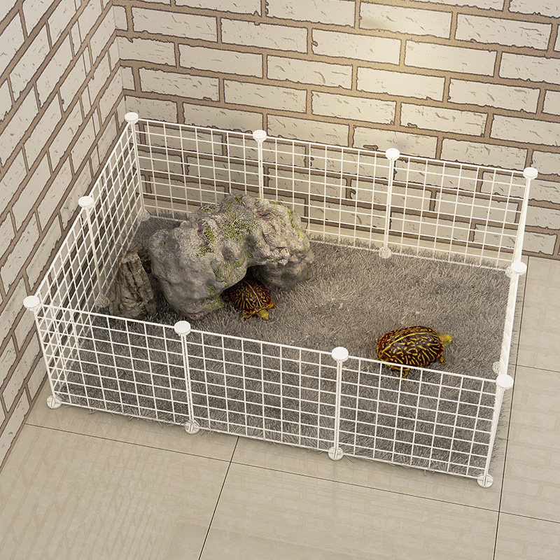 宠物水族箱陆龟卡达苏卡达栅栏乌龟圈养室内家用笼子