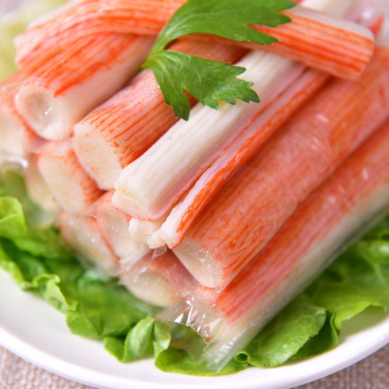 【食在川铭】火锅蟹柳2袋 豆捞海鲜火锅食材仿蟹肉棒 寿司材料