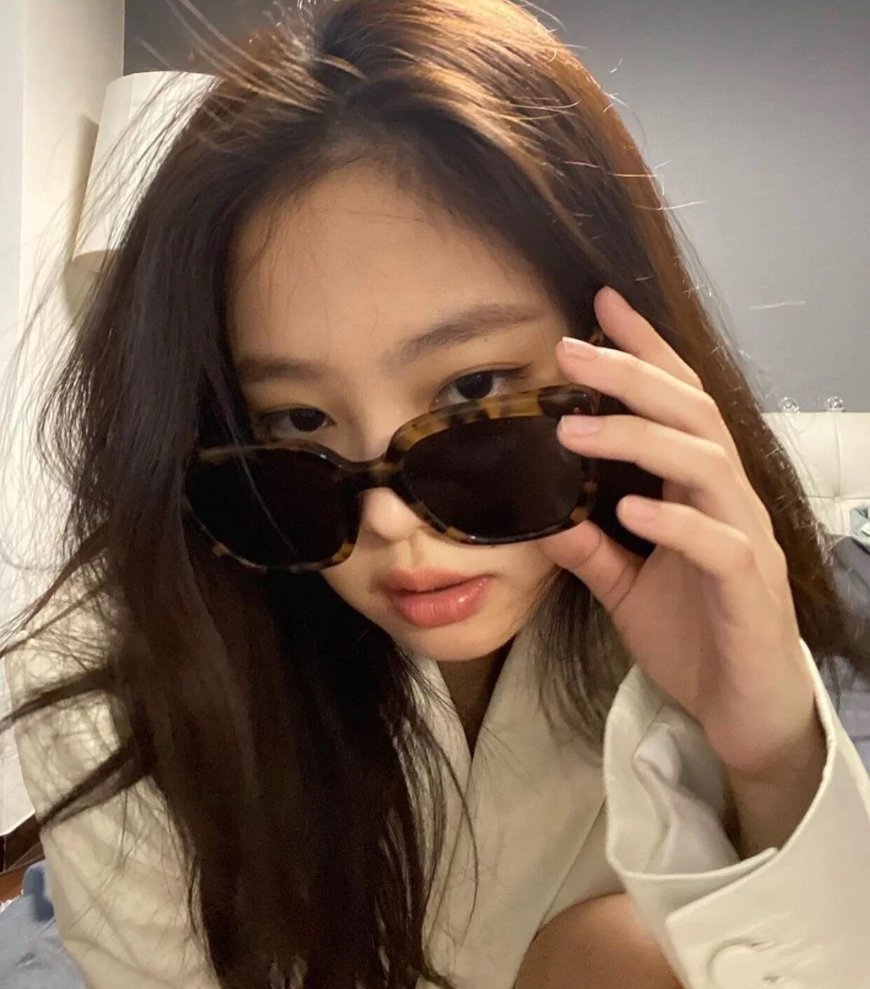 jennie同款kuku联名墨镜ins显脸小太阳太阳镜偏光太阳眼镜