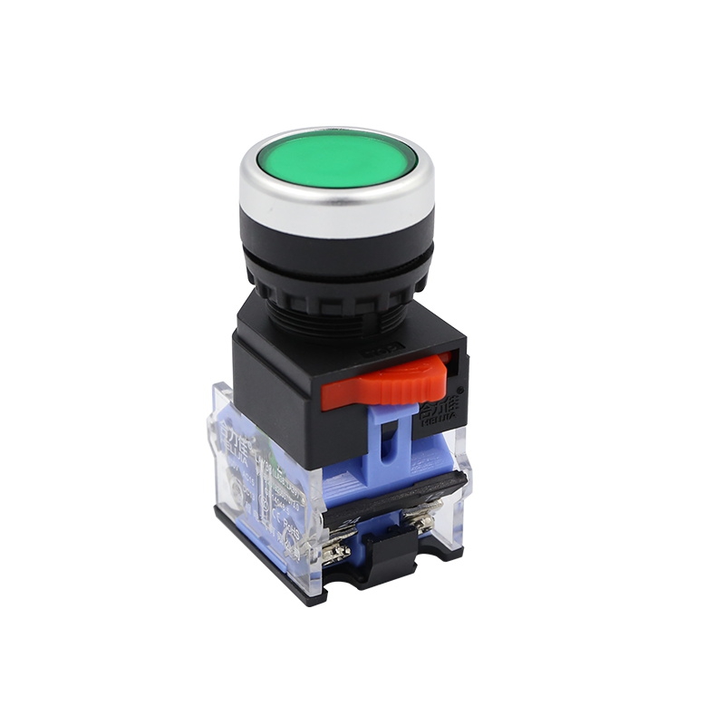 按钮开关合力佳复位la3811平头启动停止lay3811开关