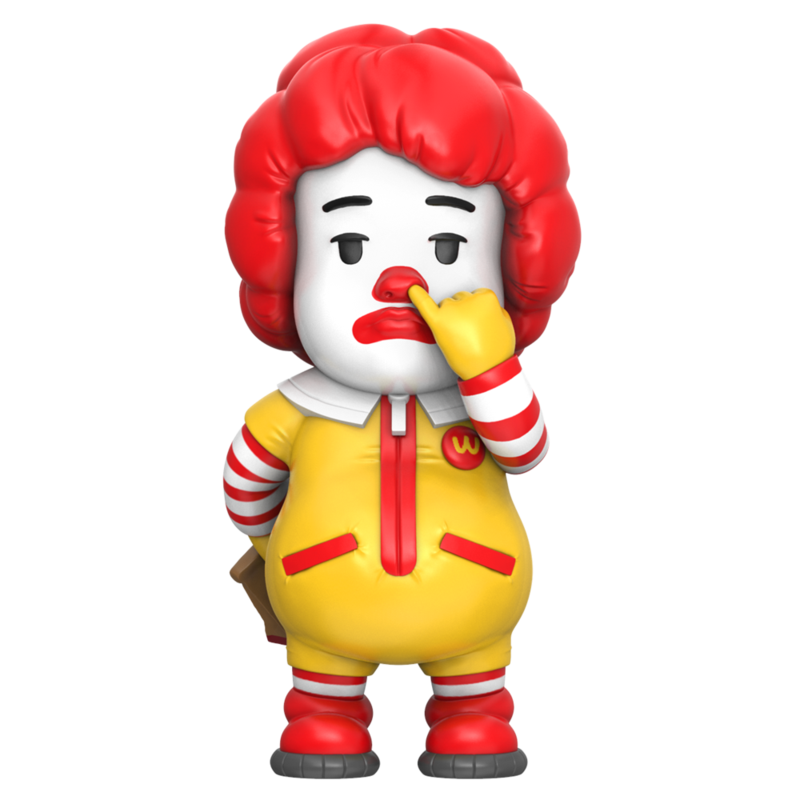 玩具交易所mightyjaxxpickyeaters小丑麦当劳汉堡限量潮玩盲盒