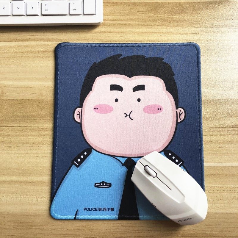 鼠标垫胖警系列嘟嘟小豆嘟嘟和小豆警察蜀黍卡通桌面游戏