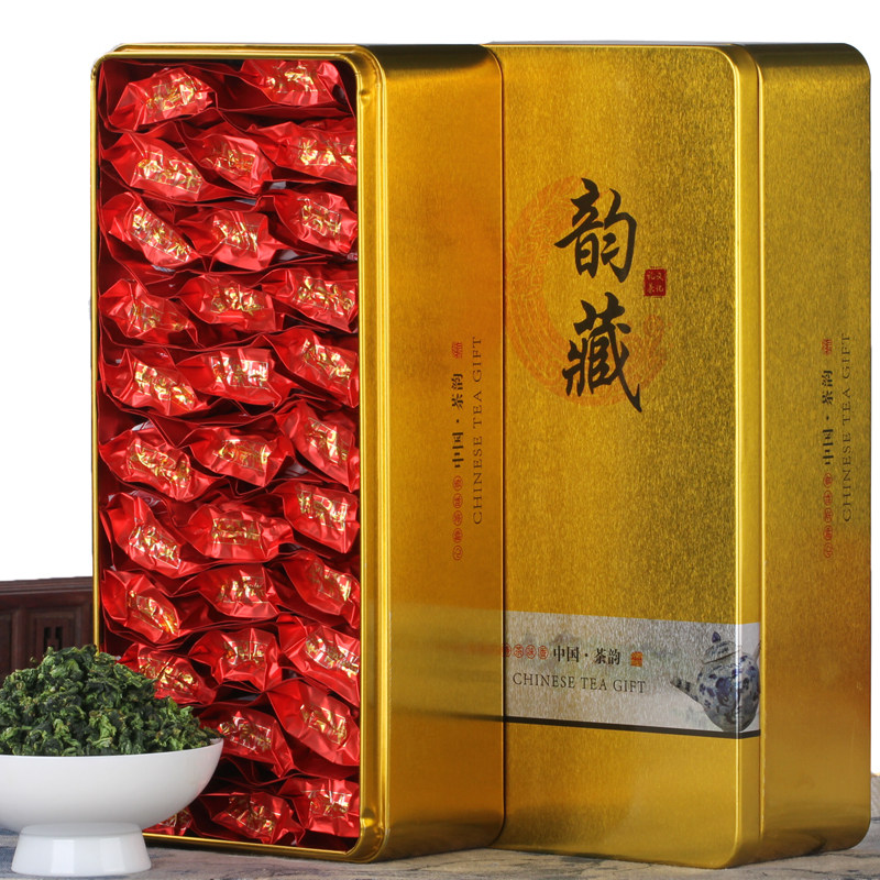 铁观音盒装茶叶浓香香型乌龙茶礼盒铁盒正品250g铁观音