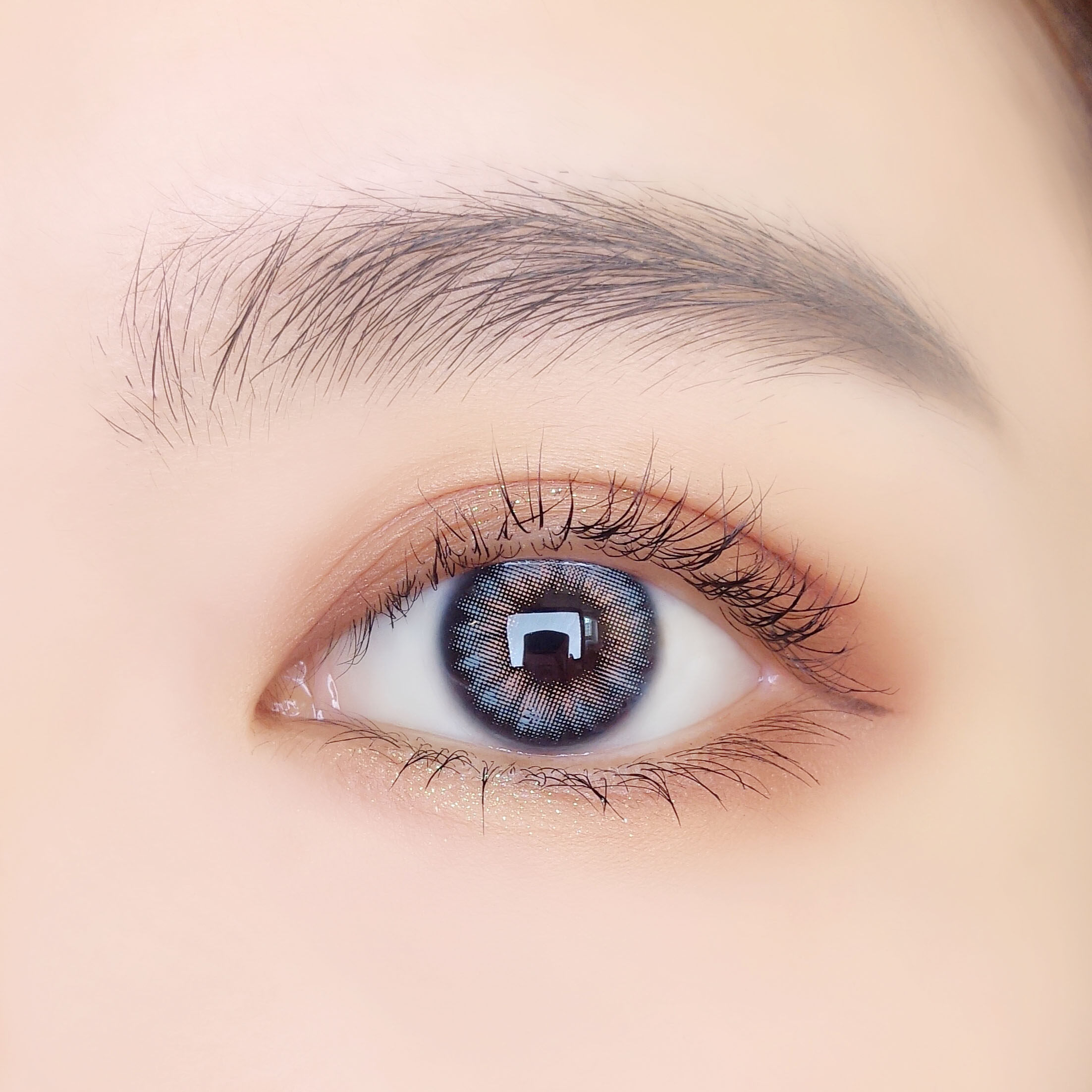 artmiss棕小眼镜近视眼近视隐形彩色直径蓝绿美瞳彩色隐形眼镜