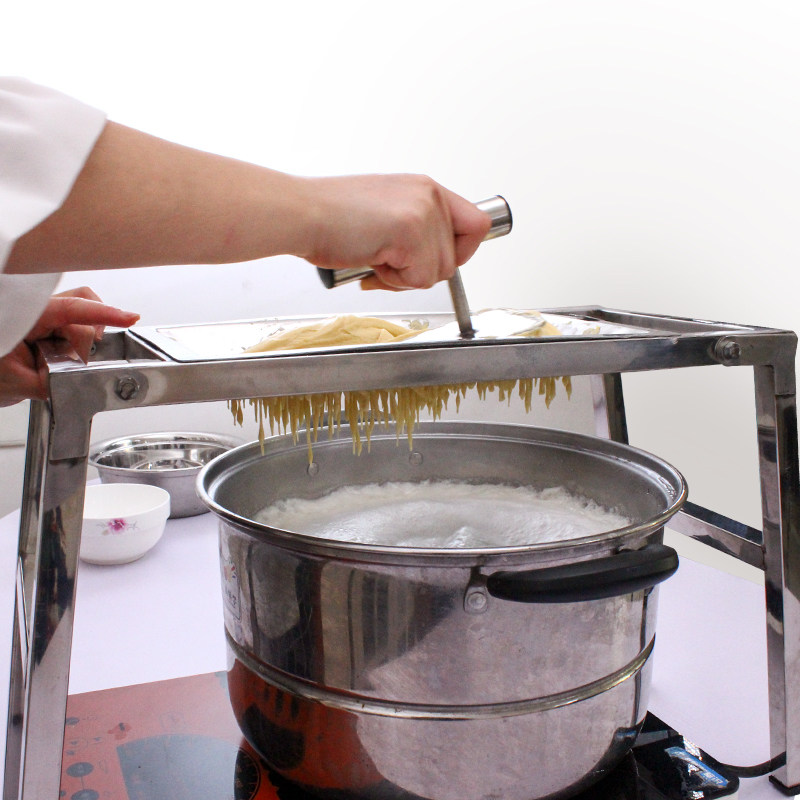 山西特色抿圪斗豌豆面食工具不锈钢折叠抿尖床抿面条机