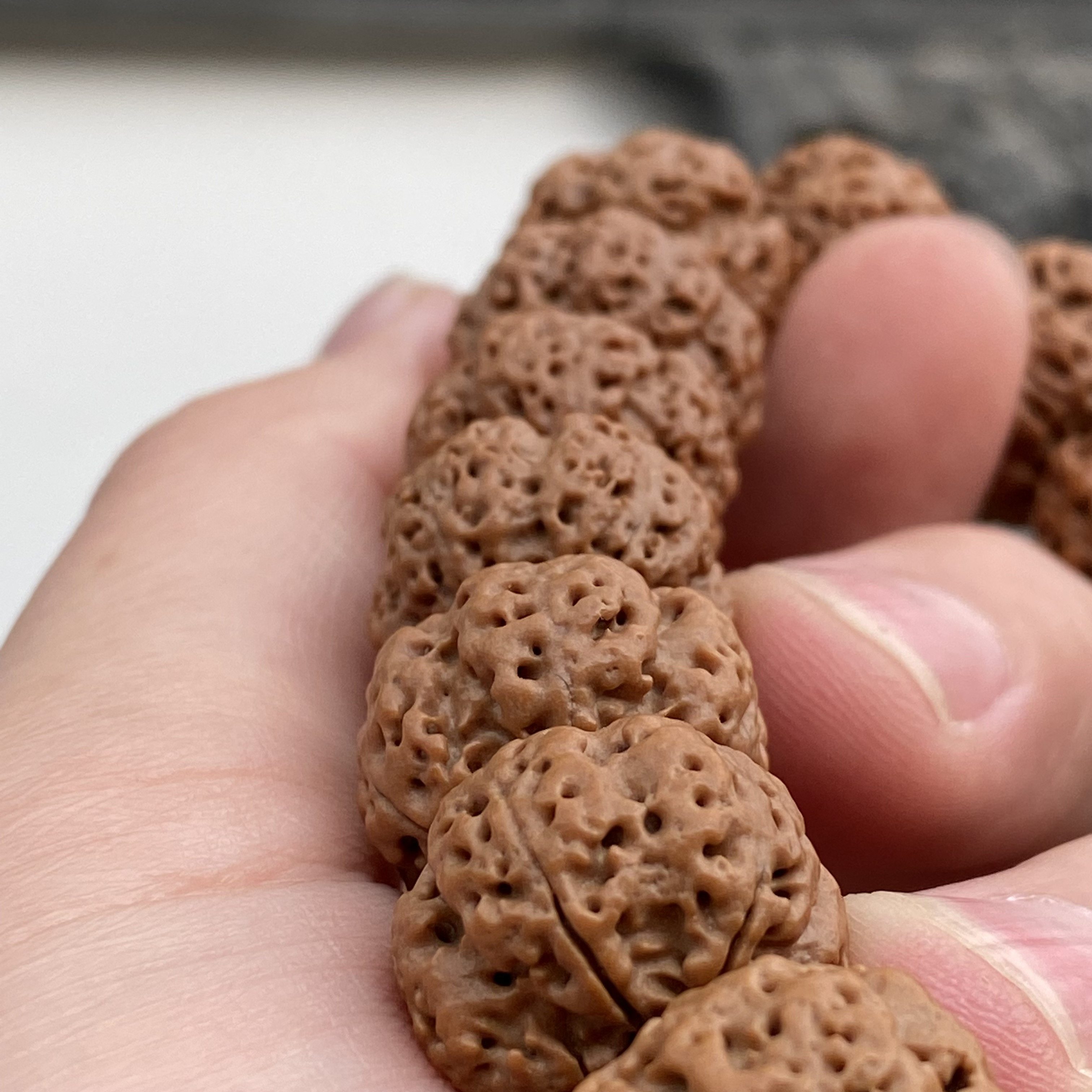 2022年新籽尼泊尔纽扣五星蜂王大金刚菩提提子至尊手串