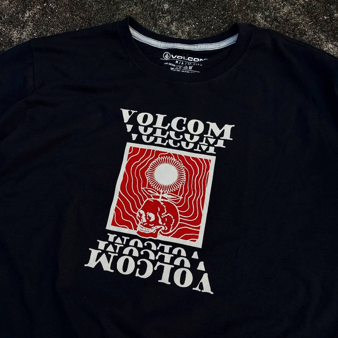 VOLCON美式潮牌圆领卫衣男女款情侣上衣阿美咔叽纯棉大码长袖T恤