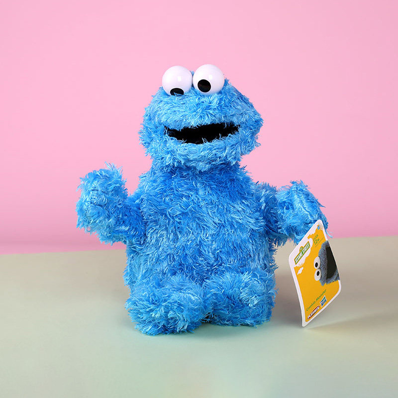 芝麻街英语艾莫甜饼大鸟尼伯特葛洛奥斯卡毛绒玩具公仔毛绒布艺类玩具