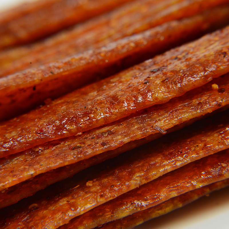 5包包邮四川风味休闲小吃零食辣条辣片刘香园辣欢天大牛板筋248克