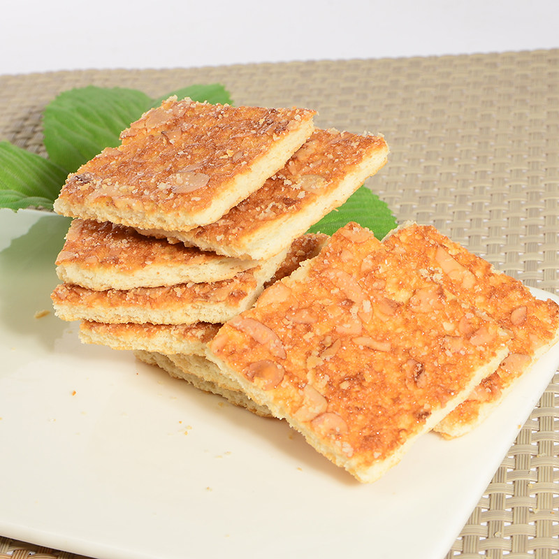 热销5包包邮要达利食品好吃点香脆腰果饼108克酥脆早餐饼干大礼包