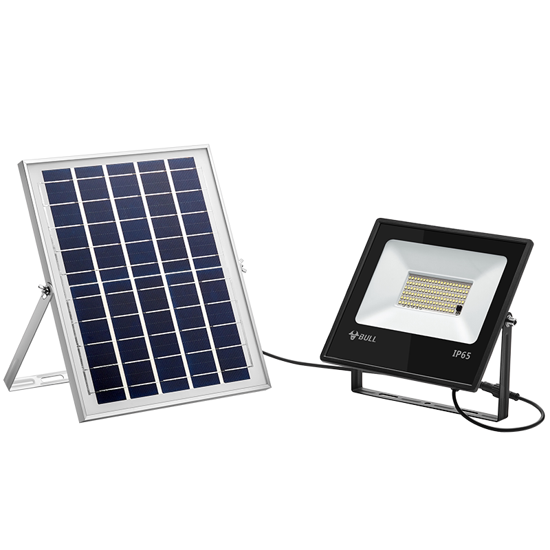 公牛太阳能户外灯庭院投光灯院子家用照明防水防爆草坪路灯景观灯