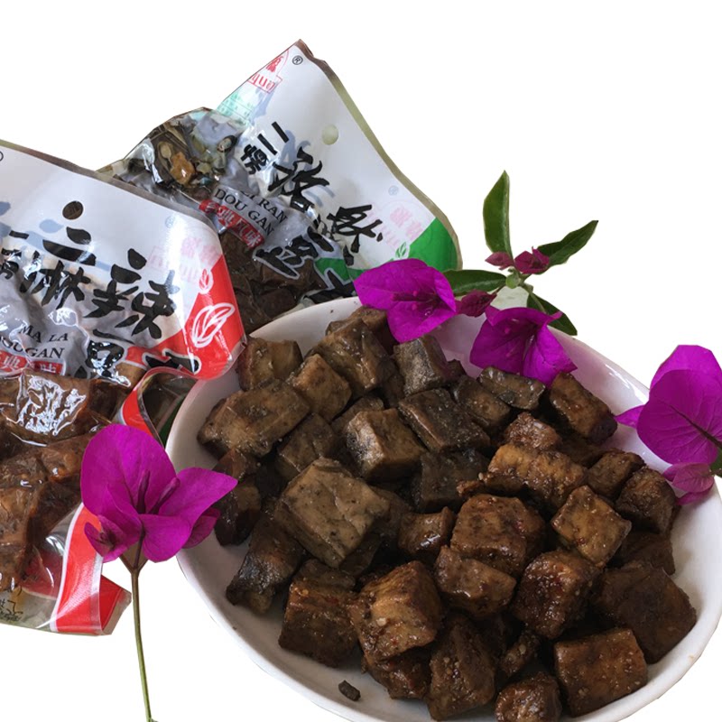 山西繁峙特产二楞麻辣孜然豆腐干休闲零食炒菜豆腐干