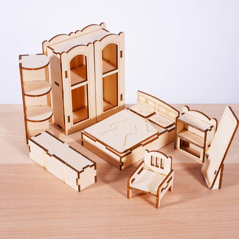 家具沙盘室内制作手工制手工木色原木diy材料模型制作工具