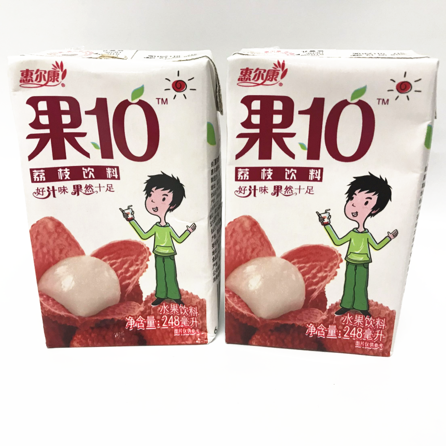 台福荔枝爽果味饮料310ml*12罐装果粒多网红饮料送礼 整箱