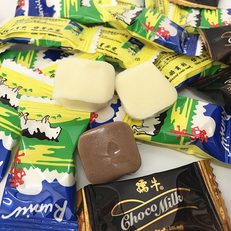 鲜奶牛奶糖奶糖原味软糖160g儿童怀旧回忆休闲传统糖果