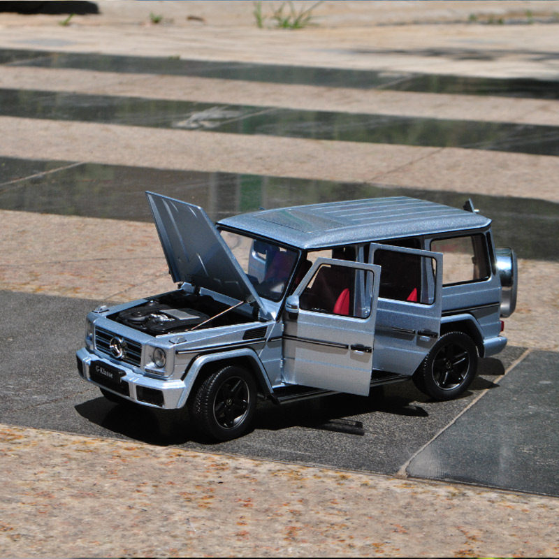 奔驰g500车模iscale原厂奔驰大g金属仿真汽车模型118礼品摆件