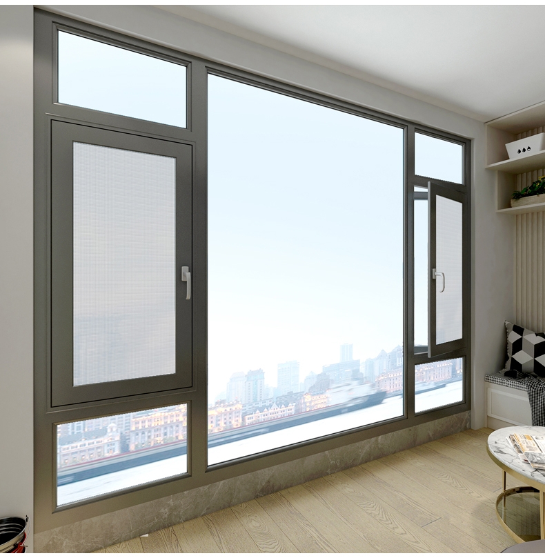 断桥门窗定制落地窗封阳台隔音窗户玻璃窗窗纱铝合金窗