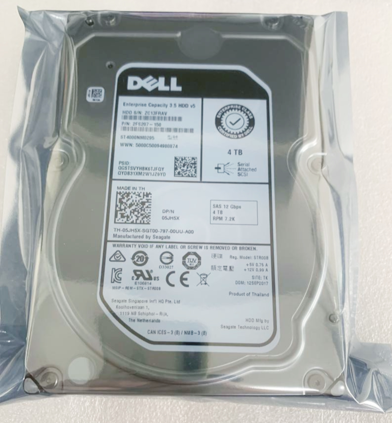 dellt620t430t340r720r530服务器硬盘4tsas机械硬盘