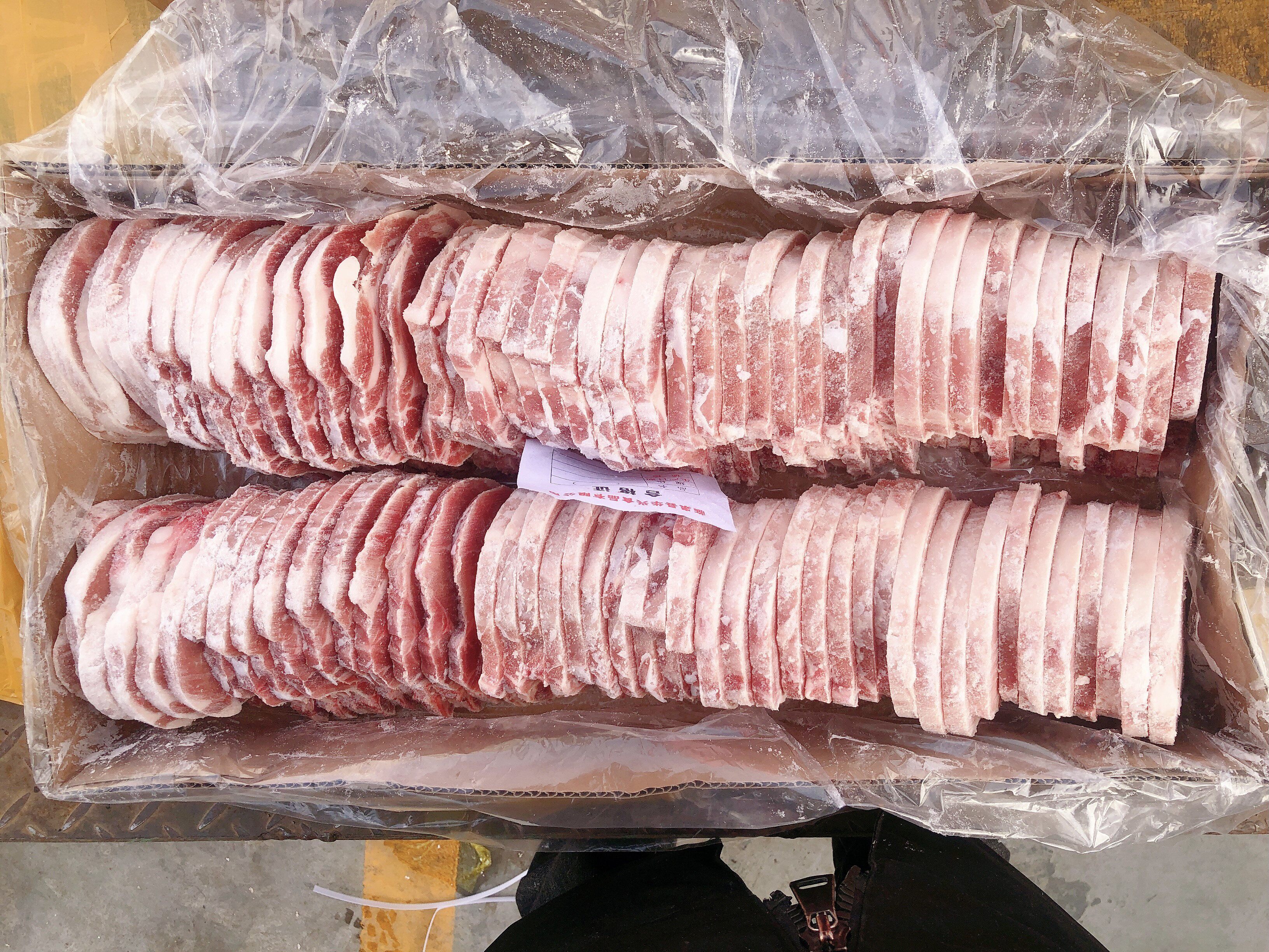 猪排新鲜冷冻大排片大排20斤110片江浙沪包邮猪排