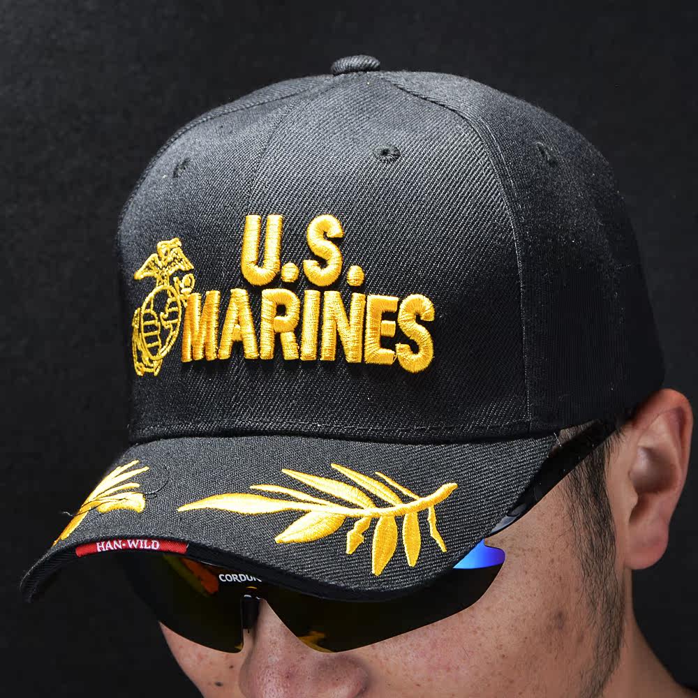 usmarines陆战队纪念版棒球帽军迷战术帽子全球刺绣军迷帽