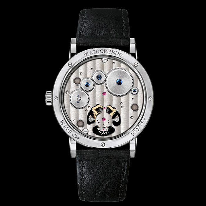 aidophedo极光飞轮手表8001日历动显月相瑞士腕表国产腕表