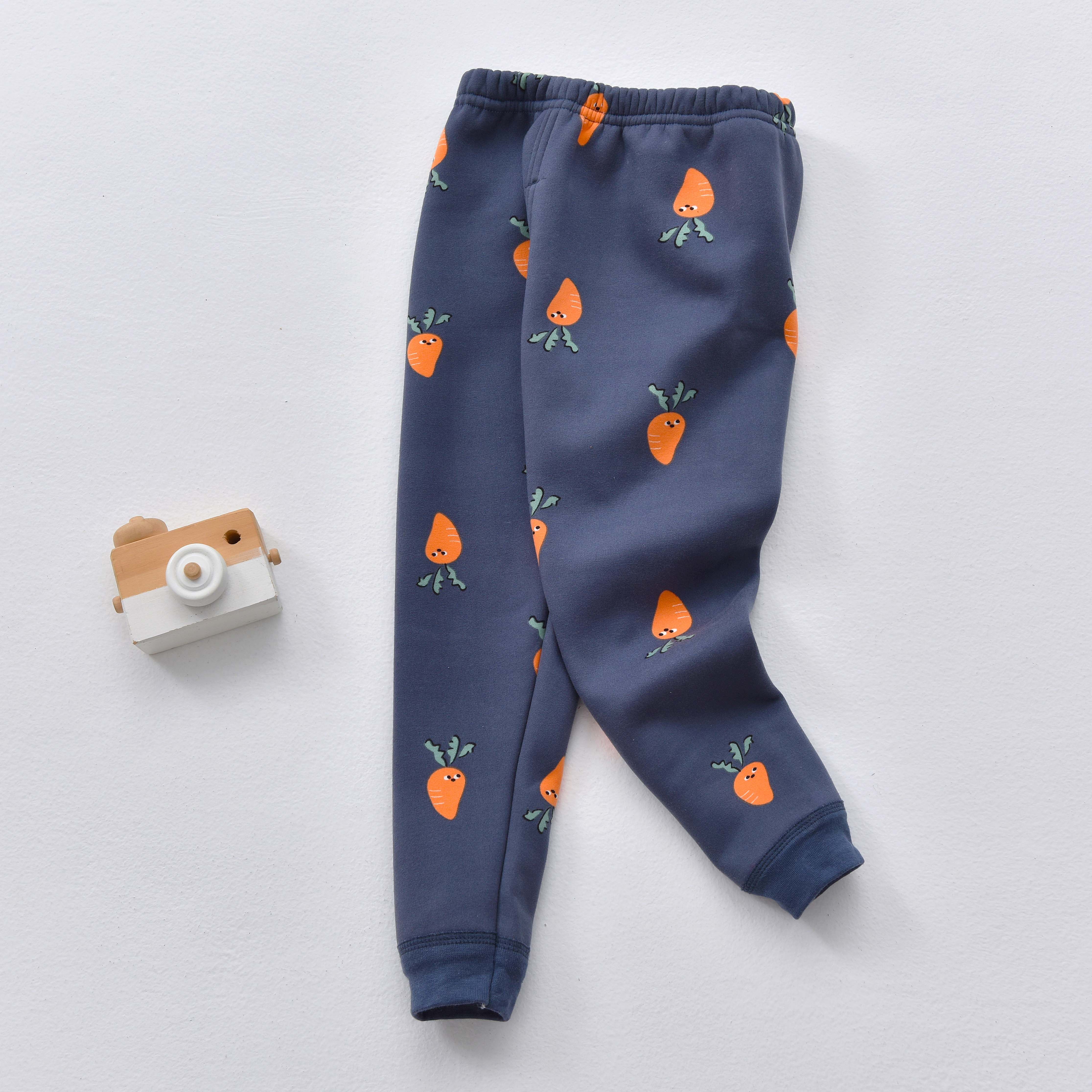 宝宝加绒裤子冬季婴儿春秋234岁男女中小儿童保暖裤