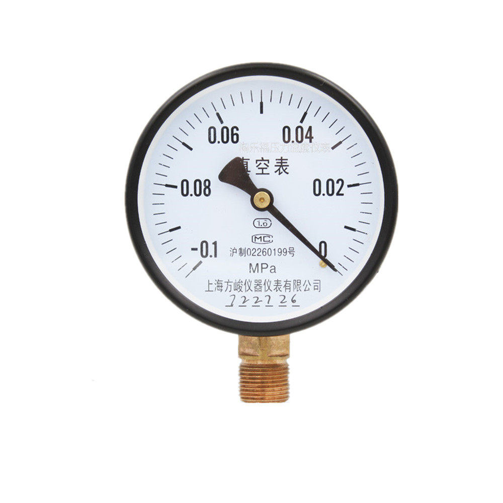 厂家直销新款上海仪表压力表负压真空表yz-100泵配件150轴向60mm