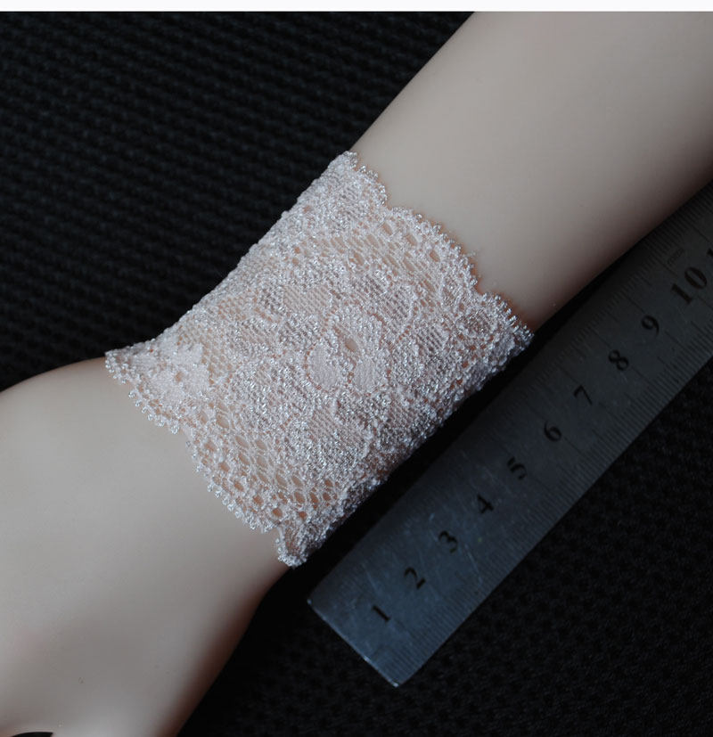 薄款蕾丝护腕弹力防晒手腕套遮疤痕纹身蕾丝半指潮女短款袖口配饰