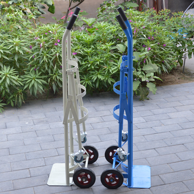 钢瓶小推车医用氧气瓶专用推车气罐手推车电焊气瓶车乙炔瓶搬运车