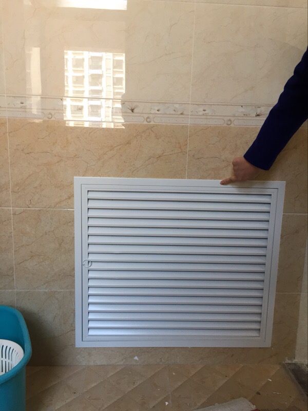 暖气罩定做铝合金吊顶回风口空调进风口地暖罩分水器遮挡罩检修口