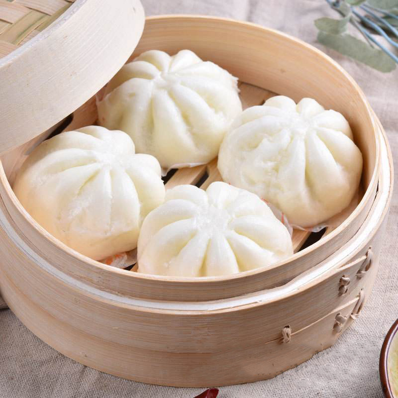 广州酒家利口福叉烧包广东早茶点心港式早餐了半成品叉烧大包包子-mc