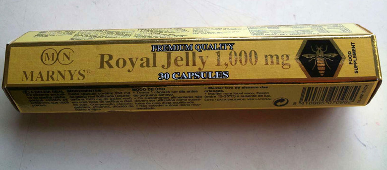西班牙原装采购marnysroyaljelly蜂王浆蜂胶胶囊30颗蜂胶