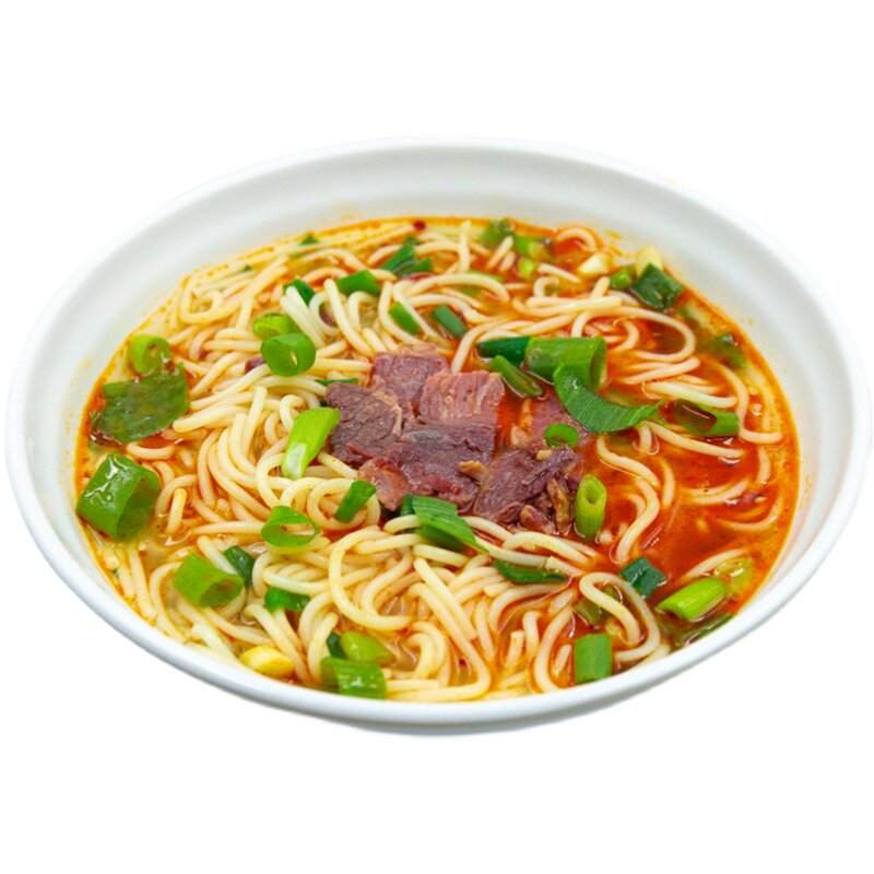 河南郏县特产清真饸烙面羊肉汤美食手工挂面面条