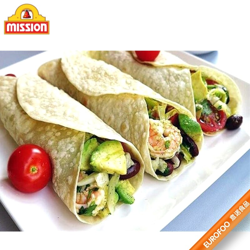 麦西恩原味卷饼6片*3袋 面饼8英寸健身代餐鸡肉卷披萨手抓饼材料