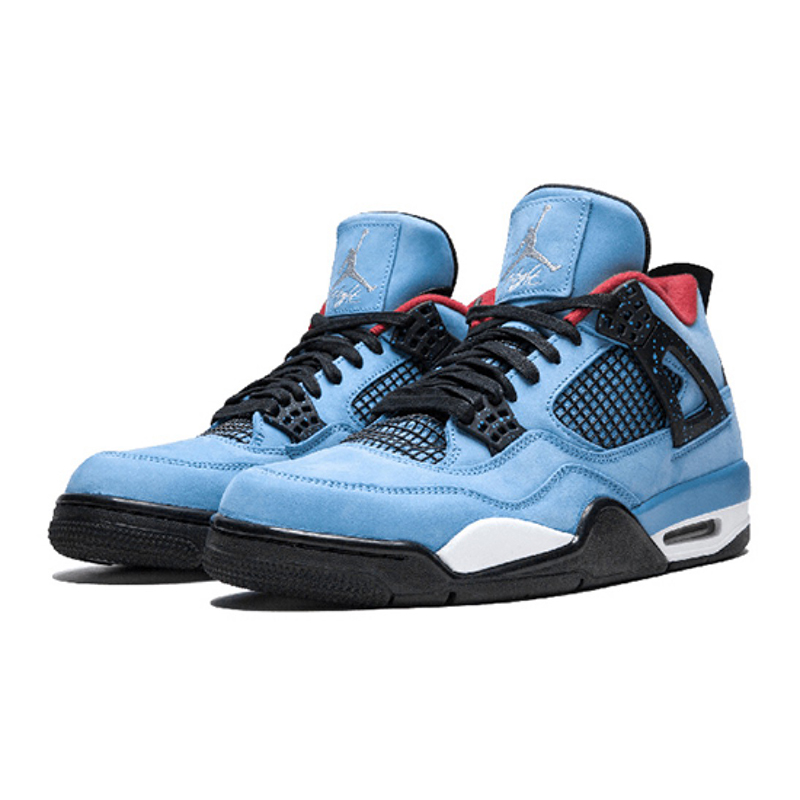 jordan4travisscottts联名aj4冰蓝男女运动篮球篮球鞋