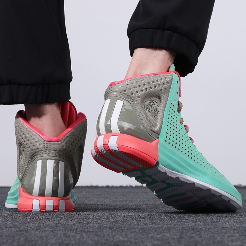 阿迪达斯篮球球鞋男鞋2021春季新款罗斯4代rose篮球鞋