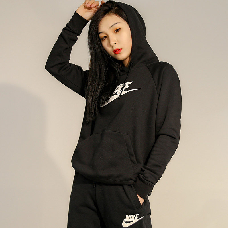 nike耐克卫衣女装2020冬季新款运动外套连帽运动卫衣