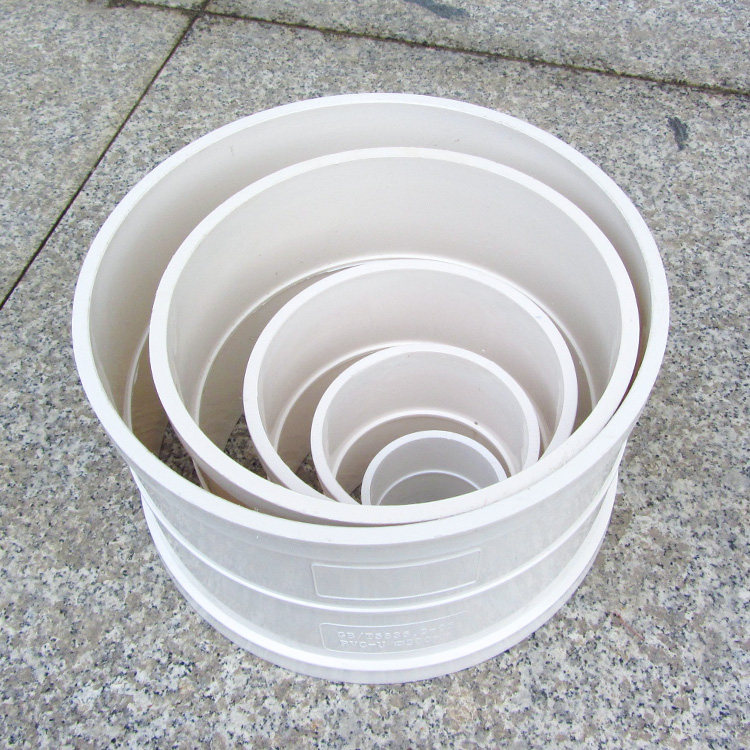 400pvc管箍排水管直接接头管件直节upvc管