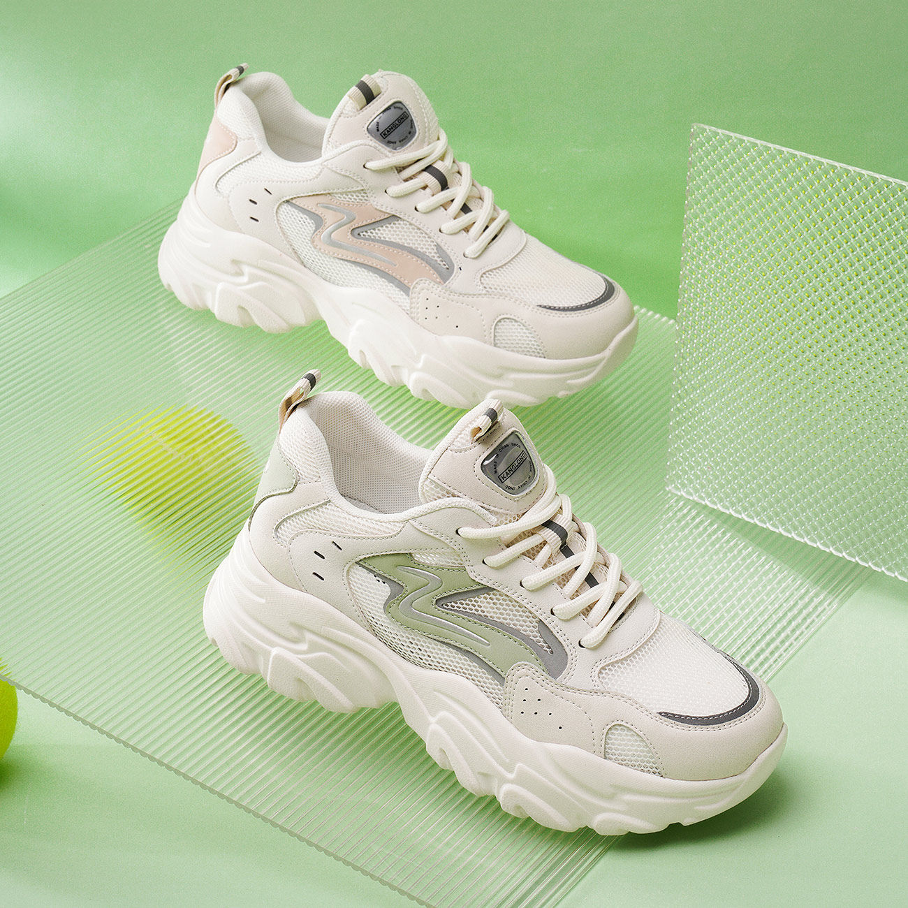 康龙女鞋2022秋季新款老爹鞋女厚底增高时尚时尚休闲鞋