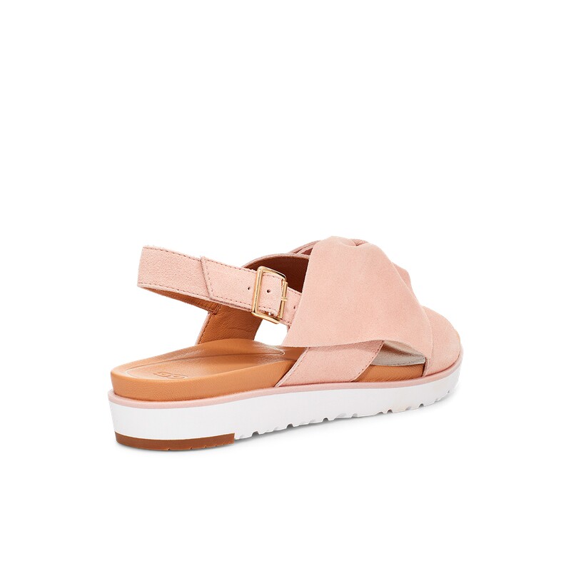 凉鞋ugg2021夏季女士平底舒适休闲蝴蝶结时尚厚底时装凉鞋