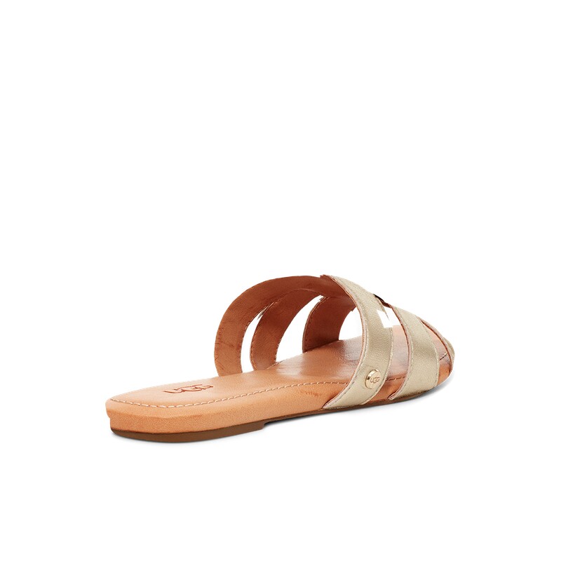 ugg2022春夏女士凉鞋金属色