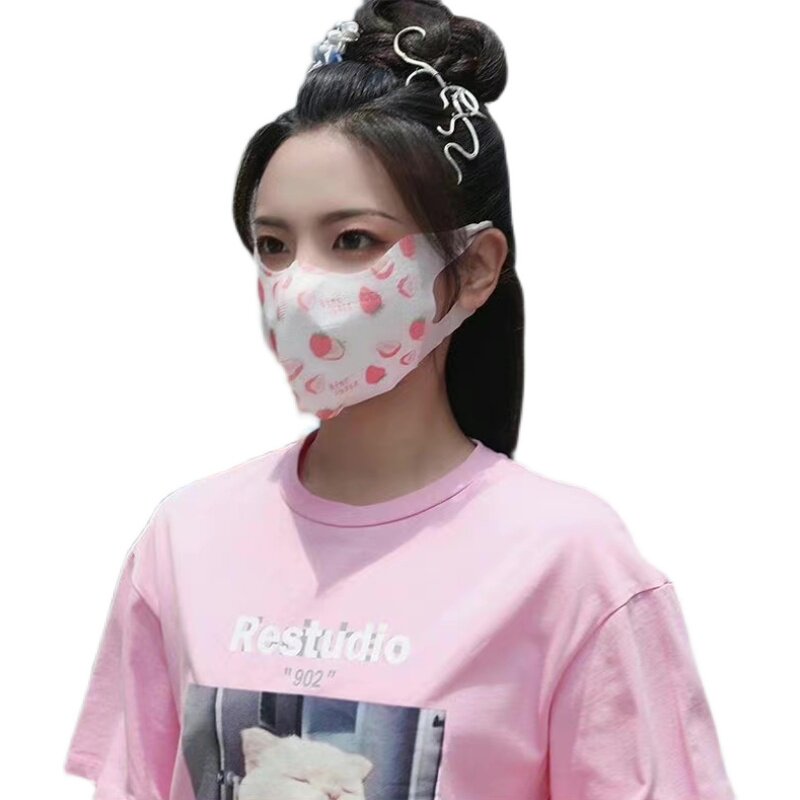 杨超越3d透气防晒防护四层口罩立体一次性系列口罩