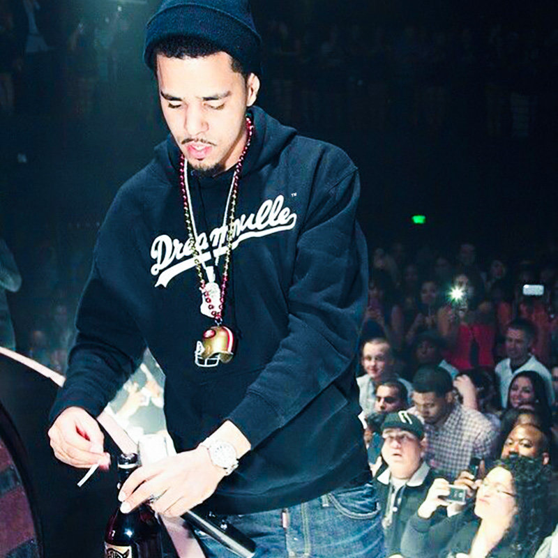 jcole说唱同款dreamville连帽卫衣男女科尔宽松复古卫衣