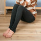 Plush and thickened bottoming pants autumn and winter women wear large high waist colorful cotton super thick one-piece foot warming pants Plush and thickened bottoming pants autumn and winter women wear large high waist colorful cotton super thick one-piece foot warming pants